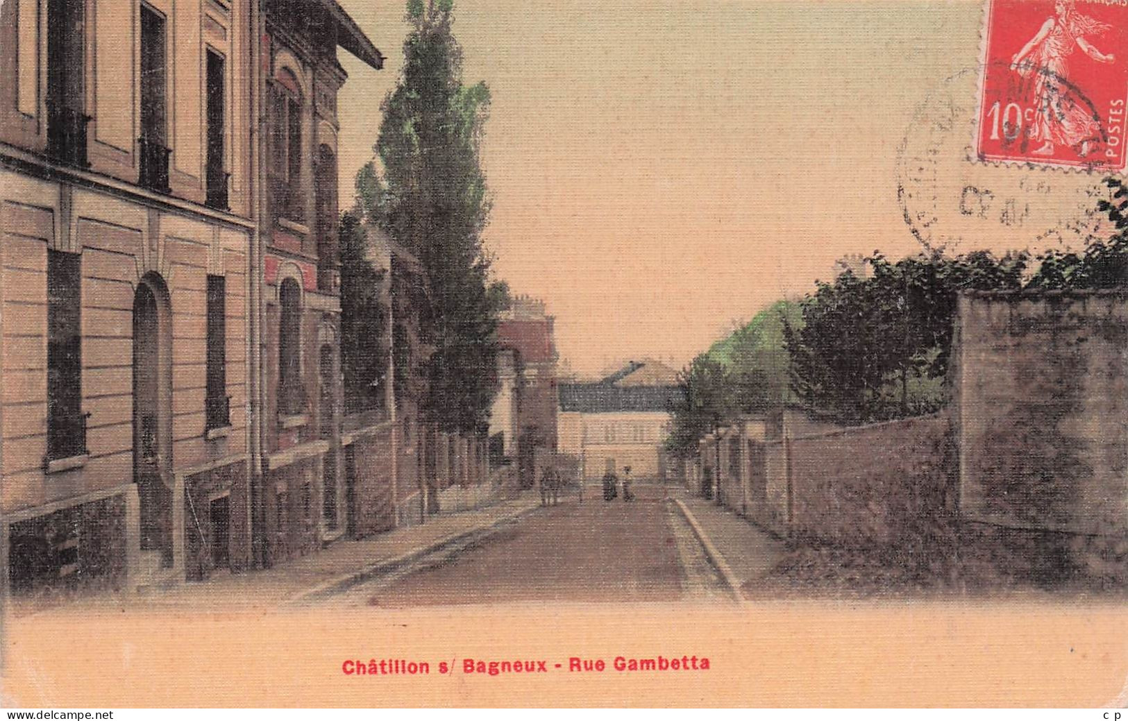 Chatillon Sous Bagneux - Rue Gambetta -  CPA °J - Châtillon