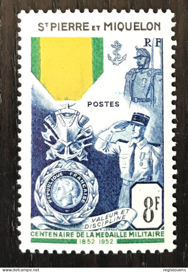 Timbre Neuf** Saint Pierre Et Miquelon 1952 - Unused Stamps
