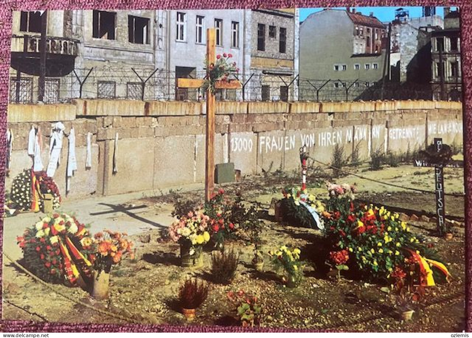 BERLIN, MEMORIAL PETER FECHTER AM CHECKPOINT CHARLIE , ,POSTCARD - Berliner Mauer