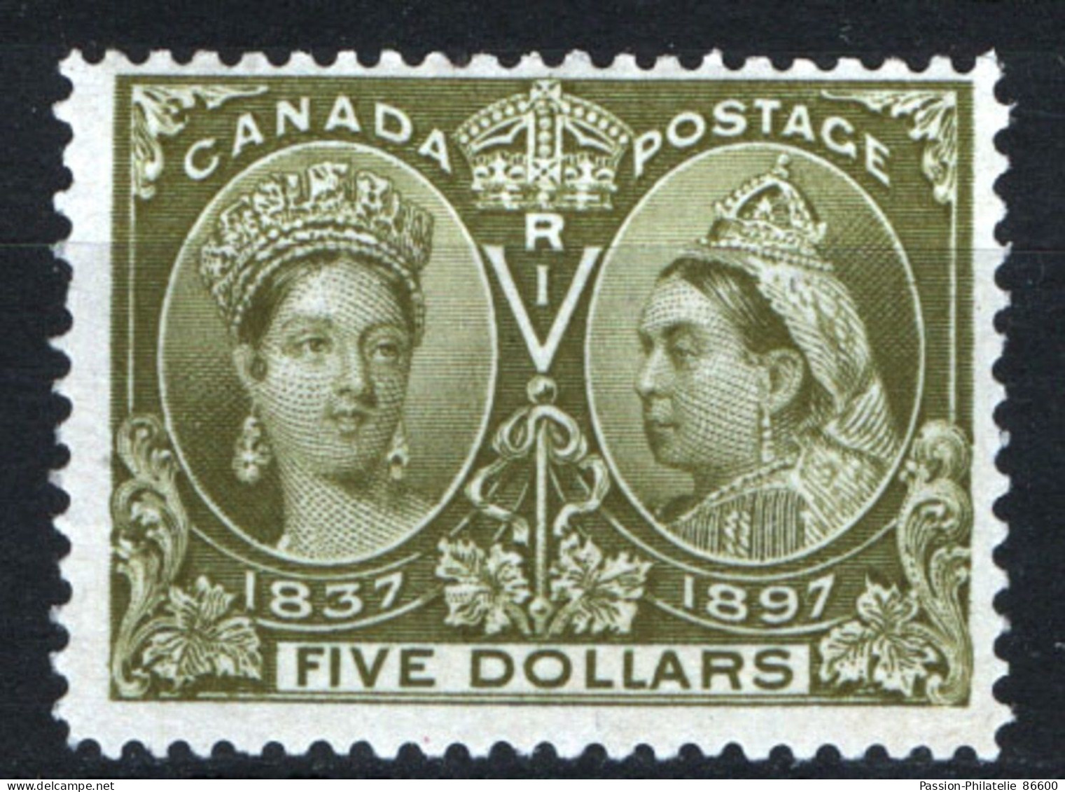 Canada 1897 Y.T.53 MNH/** VF/F - Cert R.Diena - Ongebruikt