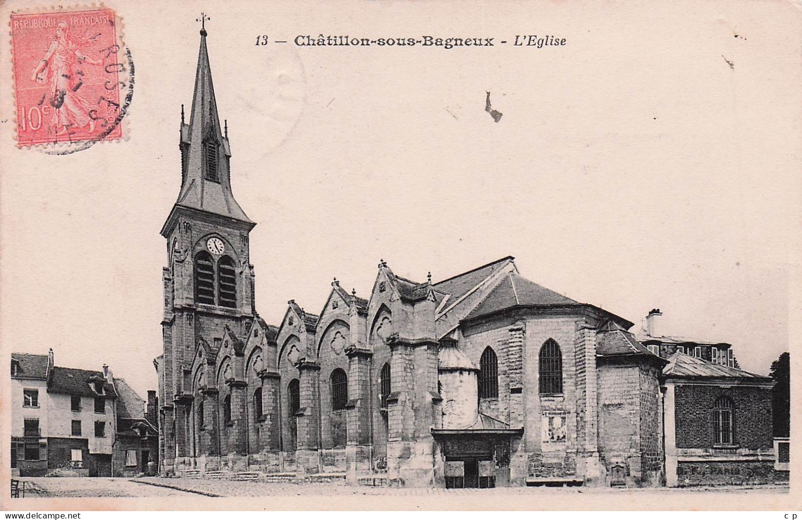 Chatillon Sous Bagneux - L'Eglise  -  CPA °J - Châtillon