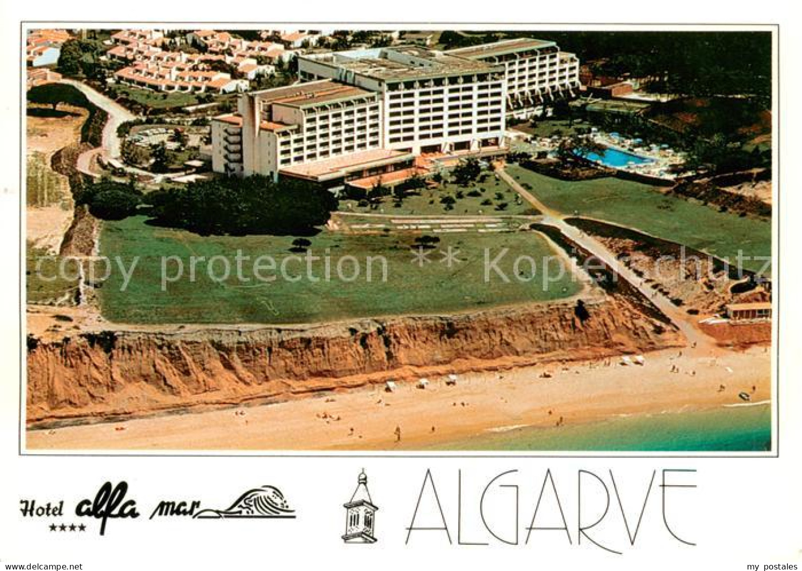 73635058 Albufeira Hotel Alfa Mar Fliegeraufnahme Albufeira - Other & Unclassified