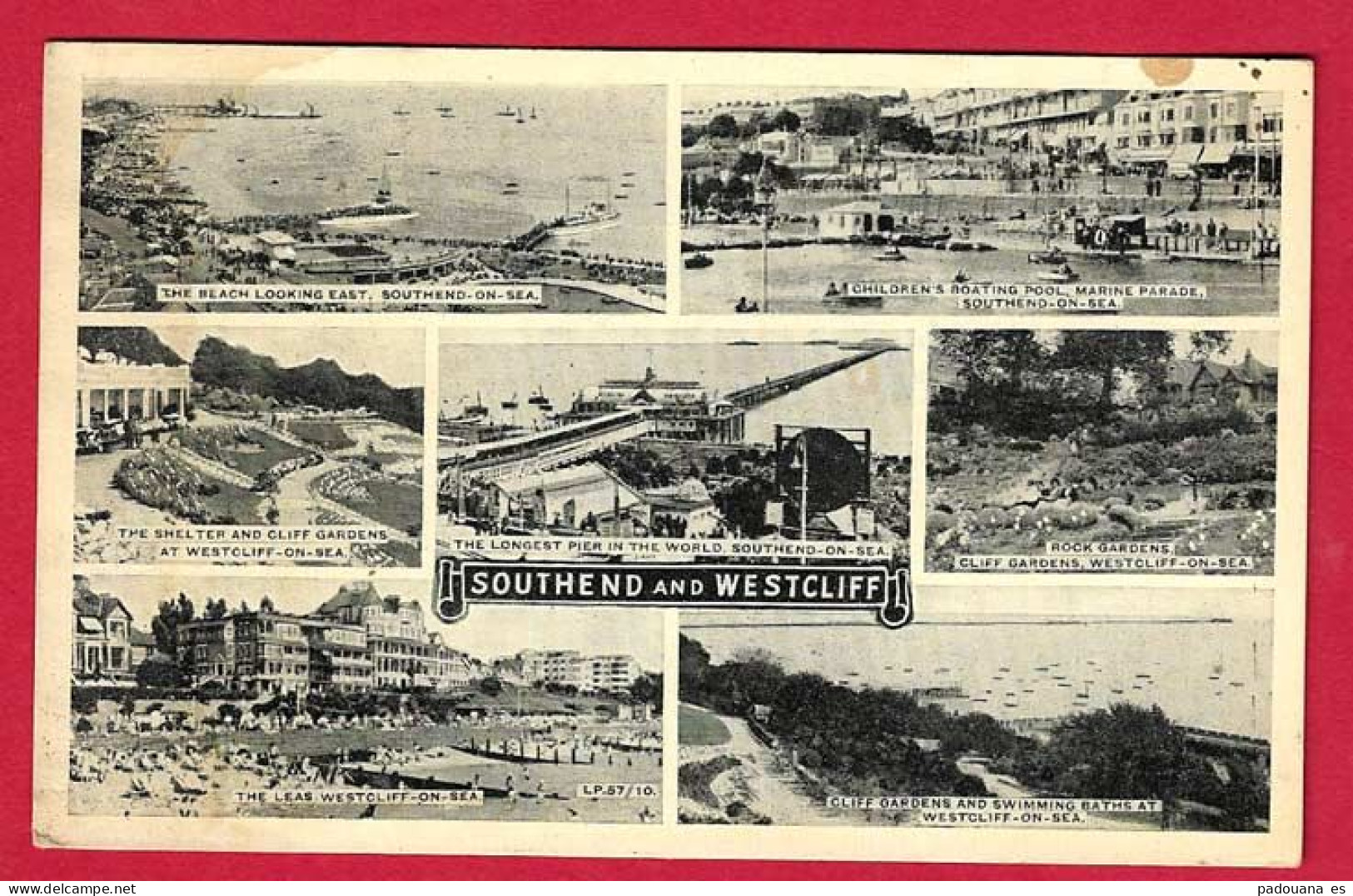 AF186 ANGLETERRE ESSEX SOUTHEND AND WESTCLIFF - Other & Unclassified