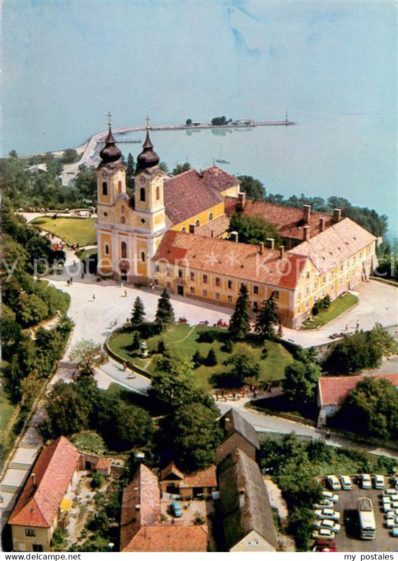 73634932 Tihany Fliegeraufnahme Mit Abteikirche Tihany - Ungheria