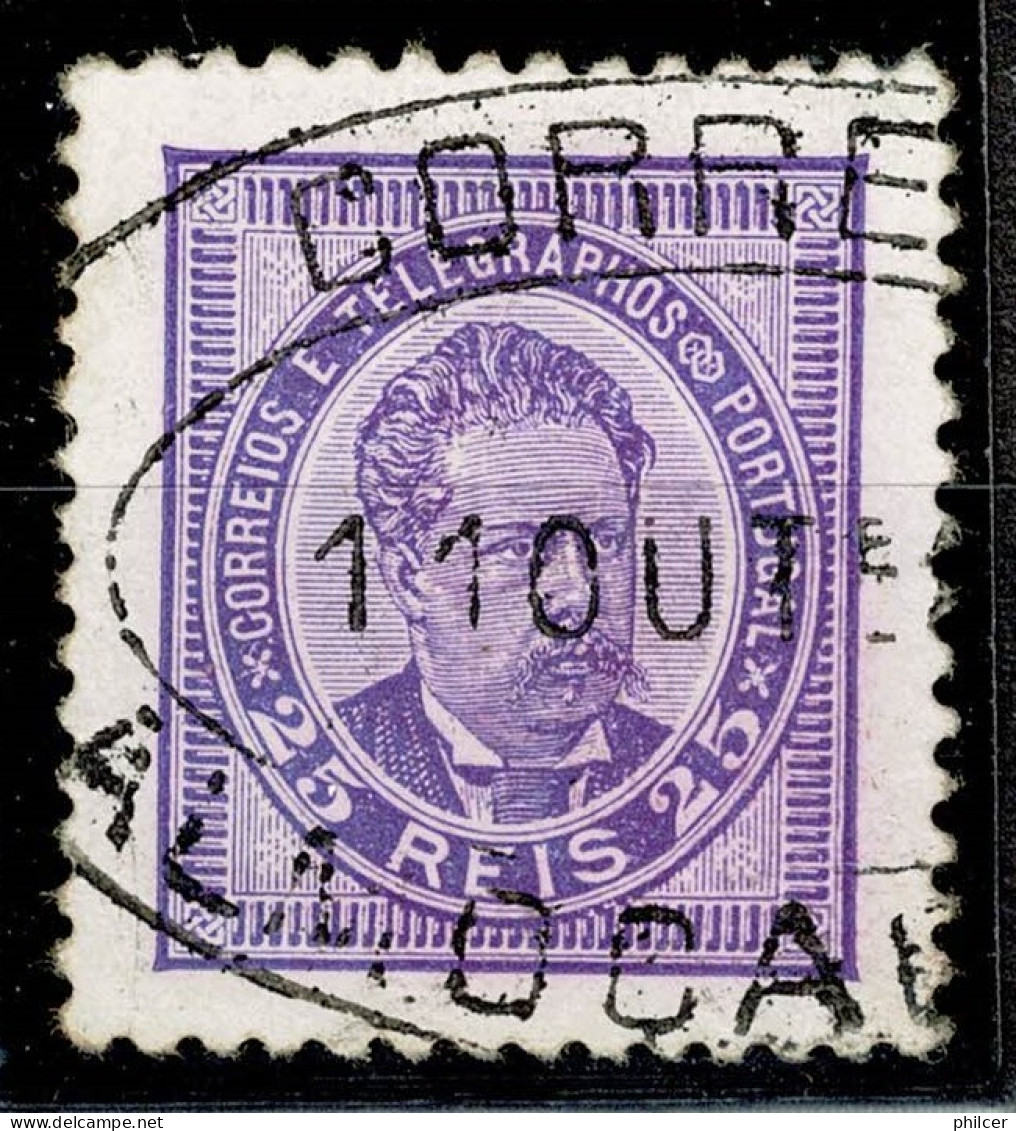 Portugal, 1884/7, # 63, Almoçageme, Used - Oblitérés
