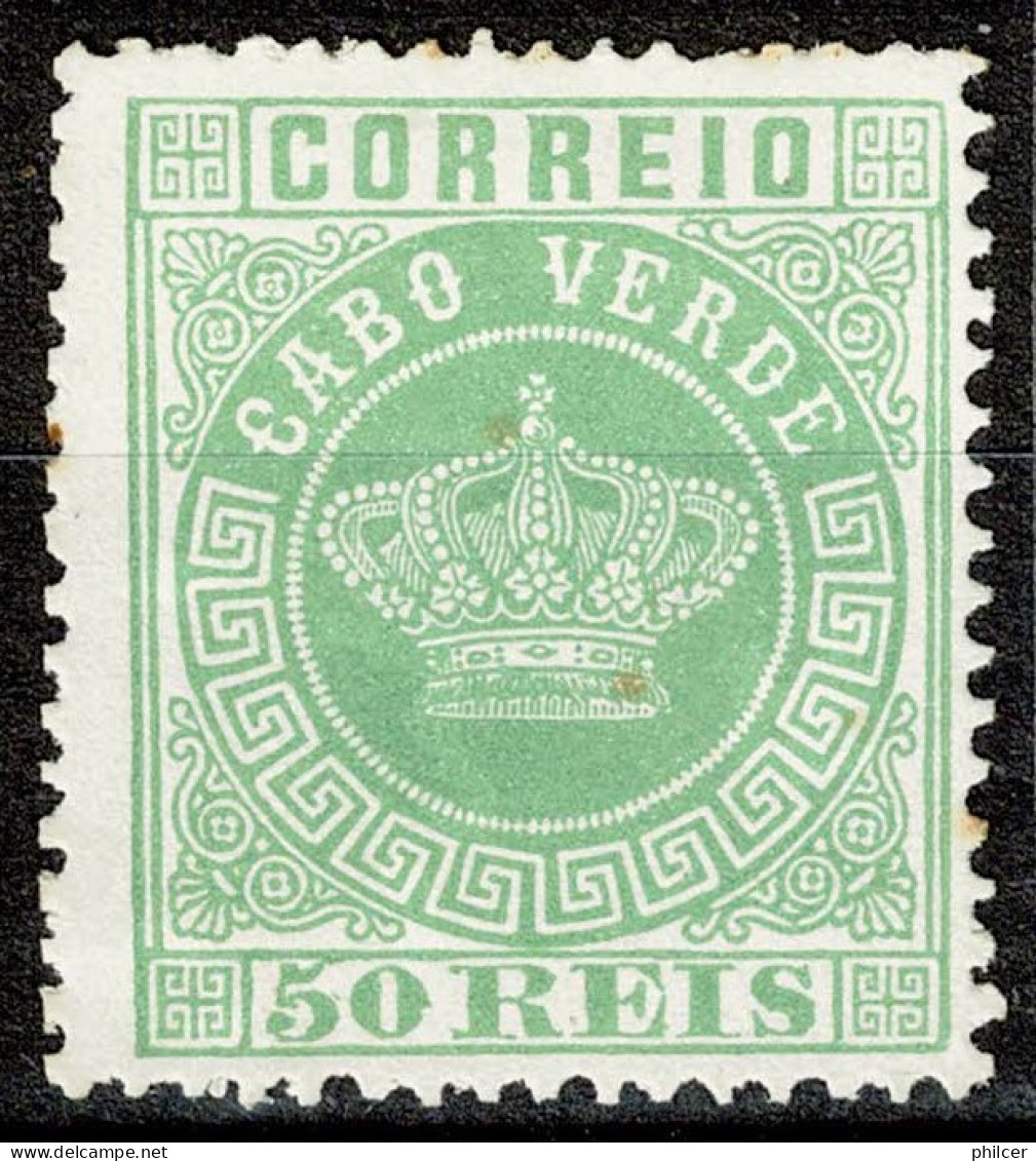 Cabo Verde, 1885, # 6, Reprint, MNG - Cape Verde