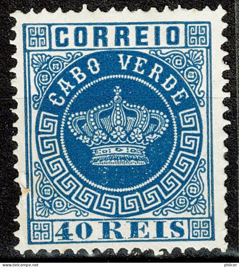 Cabo Verde, 1885, # 5, Reprint, MNG - Kapverdische Inseln