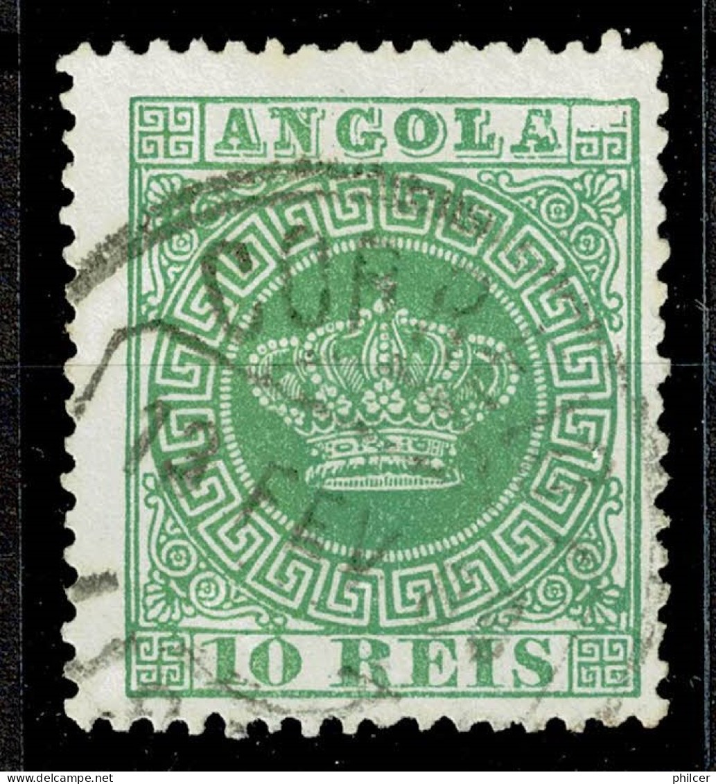 Angola, 1881/5, # 10 Dent. 12 1/2, Used - Angola