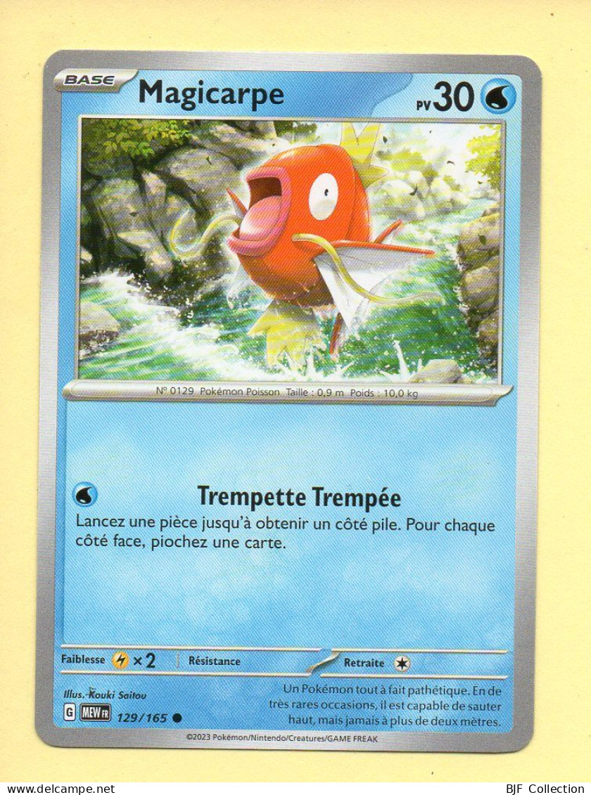 Pokémon N° 129/165 – MAGICARPE / Ecarlate Et Violet – 151 (commune) - Karmesin Und Purpur