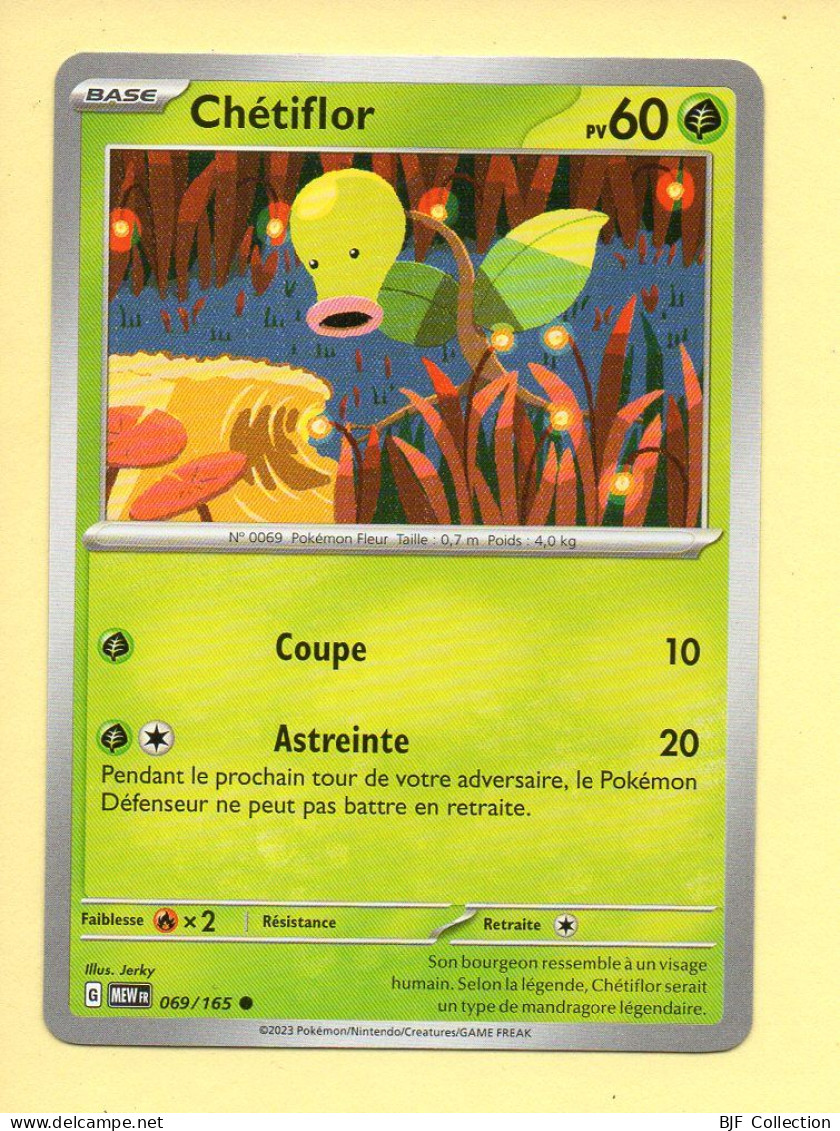 Pokémon N° 069/165 – CHETIFLOR / Ecarlate Et Violet – 151 (commune) - Karmesin Und Purpur