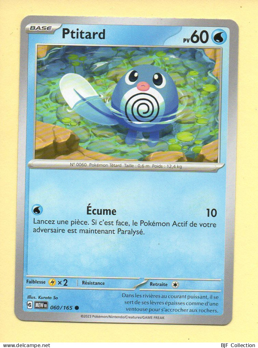 Pokémon N° 060/165 – PTITARD / Ecarlate Et Violet – 151 (commune) - Karmesin Und Purpur