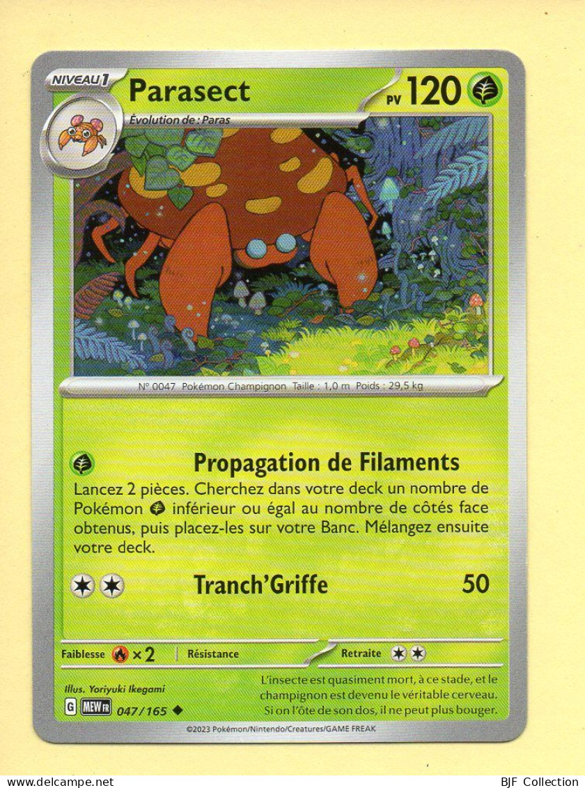 Pokémon N° 047/165 – PARASECT / Ecarlate Et Violet – 151 (Peu Commune) - Karmesin Und Purpur