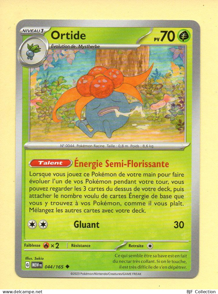 Pokémon N° 045/165 – ORTIDE / Ecarlate Et Violet – 151 (Peu Commune) - Karmesin Und Purpur