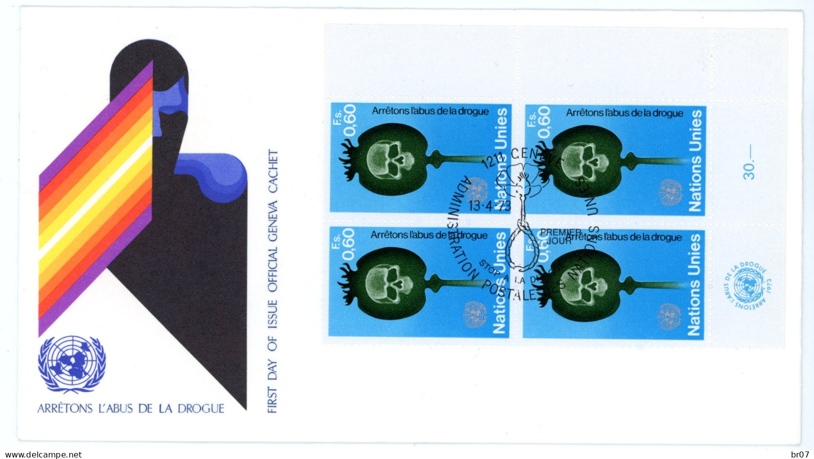 NATIONS UNIES GENEVE +30 X LETTRE PREMIER JOUR & ENTIER 1966 1972 SCANS INDIVIDUELS POIDS 135g AVANT EMBALLAGE - Brieven En Documenten
