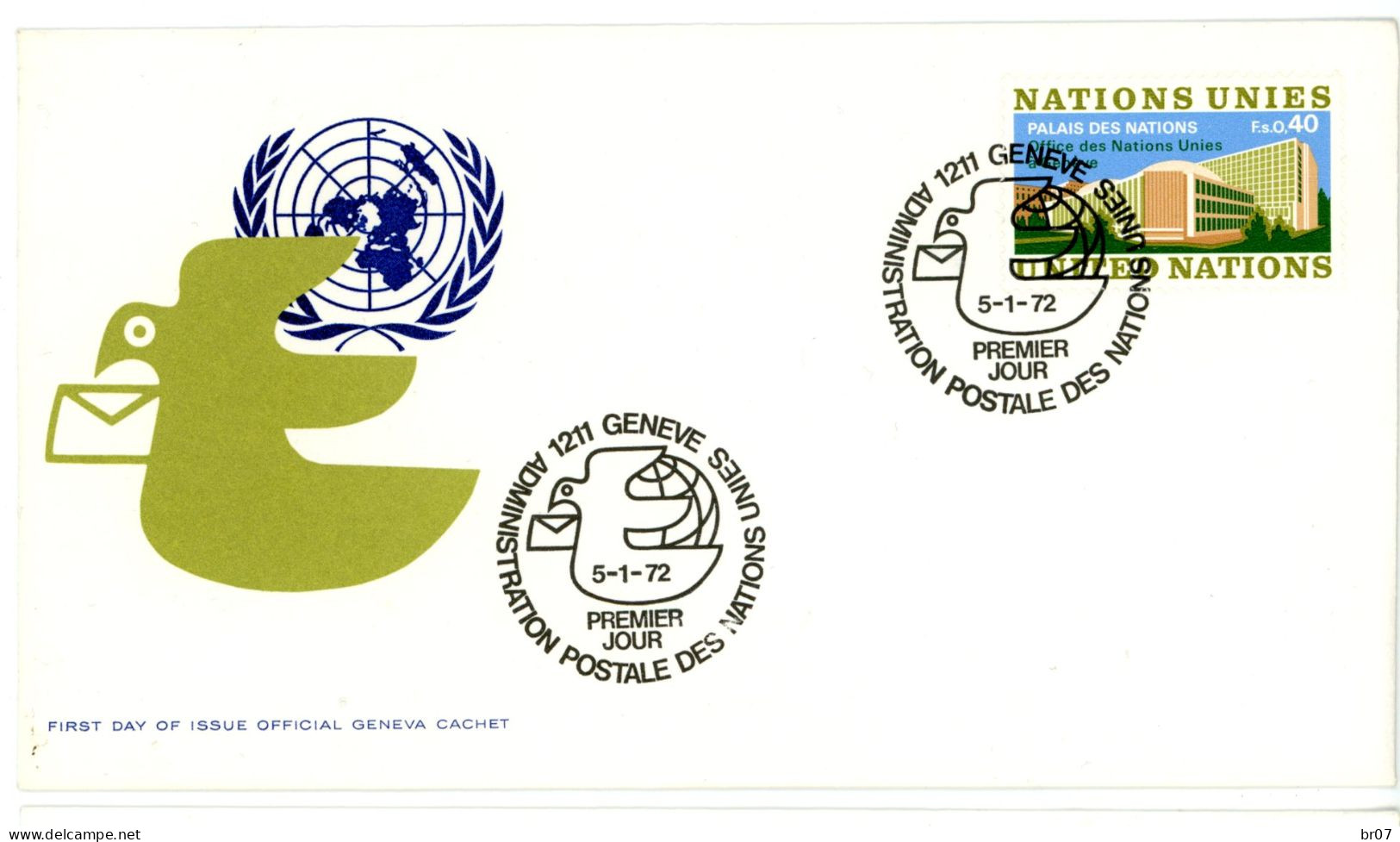 NATIONS UNIES GENEVE +30 X LETTRE PREMIER JOUR & ENTIER 1966 1972 SCANS INDIVIDUELS POIDS 135g AVANT EMBALLAGE - Briefe U. Dokumente
