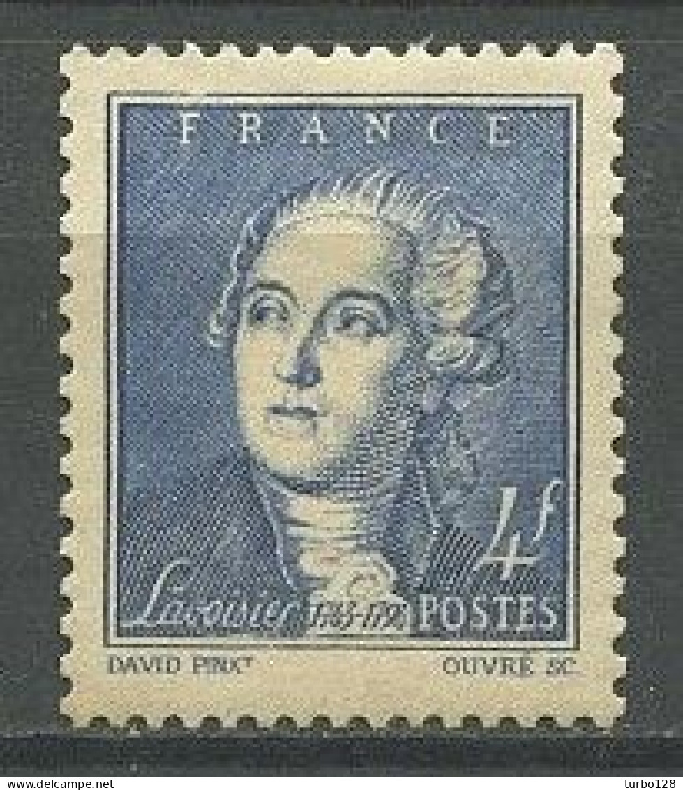 FRANCE 1943 N° 581 ** Neuf MNH Superbe Antoine Laurent De Lavoisier Chimiste Philosophe - Nuovi