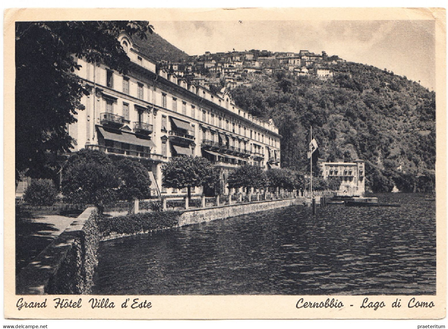 ITALIA Lettera Cernobbio Hotel Villa, 18 V 1937 - A USA - Marcophilie