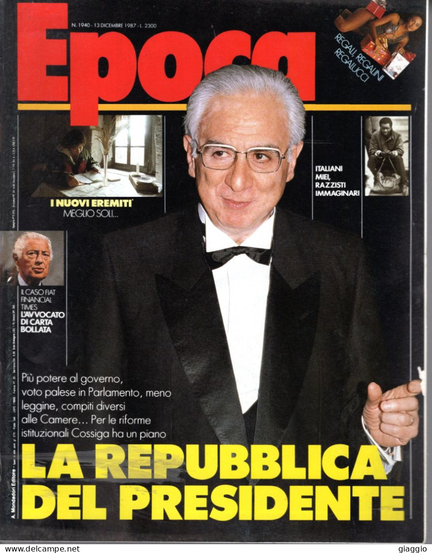 °°° RIVISTA EPOCA N° 1940 DEL 13 DICEMBRE 1987 °°° - Sonstige & Ohne Zuordnung