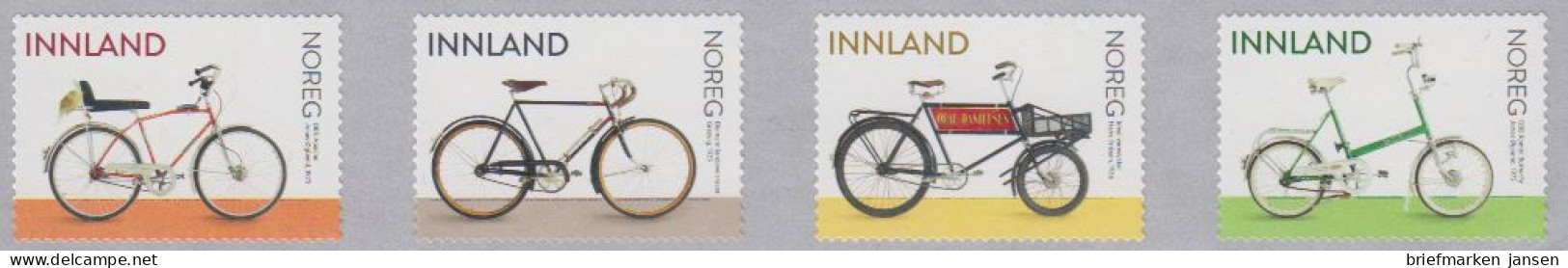 Norwegen Mi.Nr. 2003-2006 Fahrräder Aus Norwegen - Nuovi