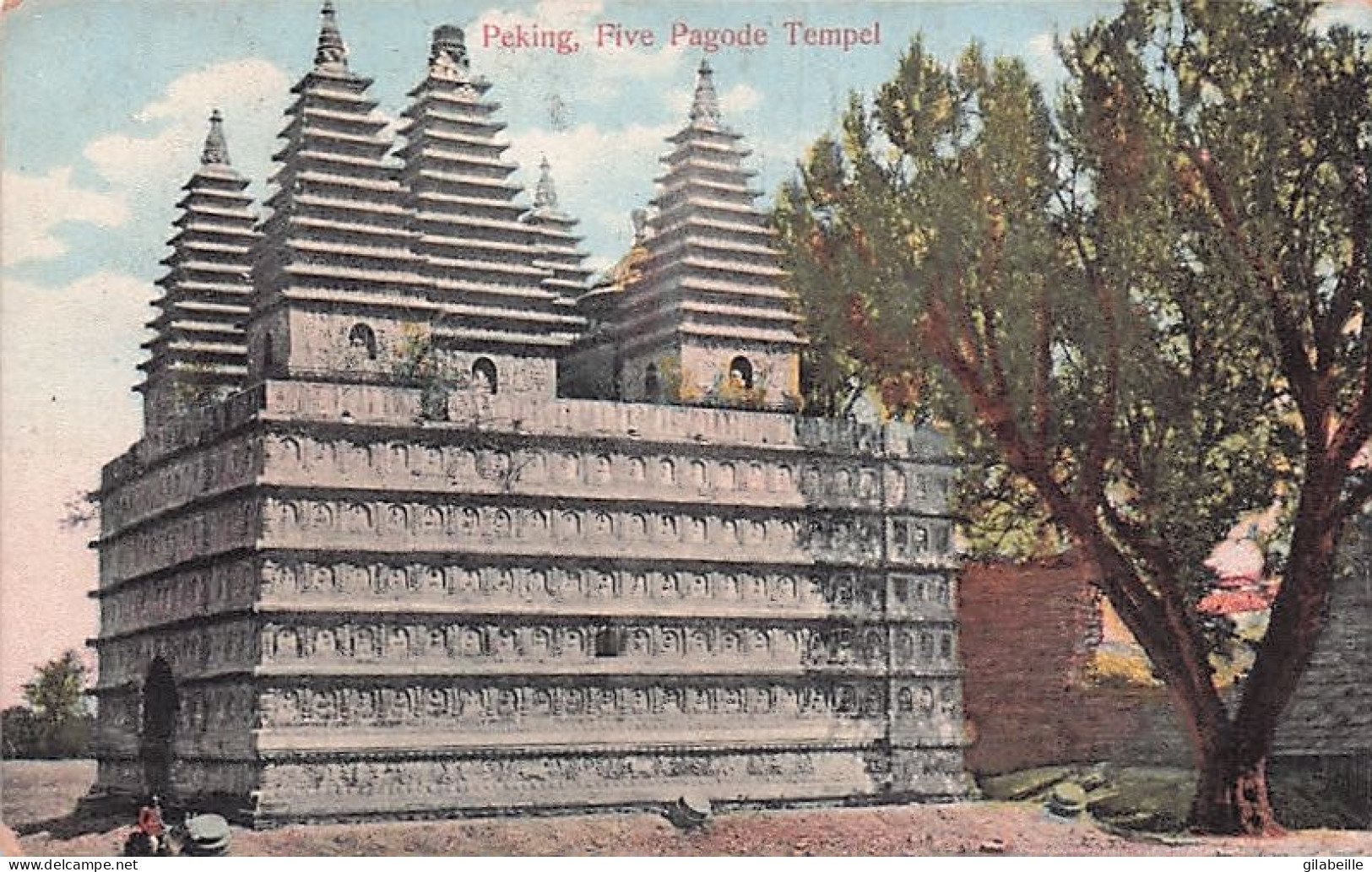 PEKIN  - PEKING - Five Pagode Tempel - 1910 - China