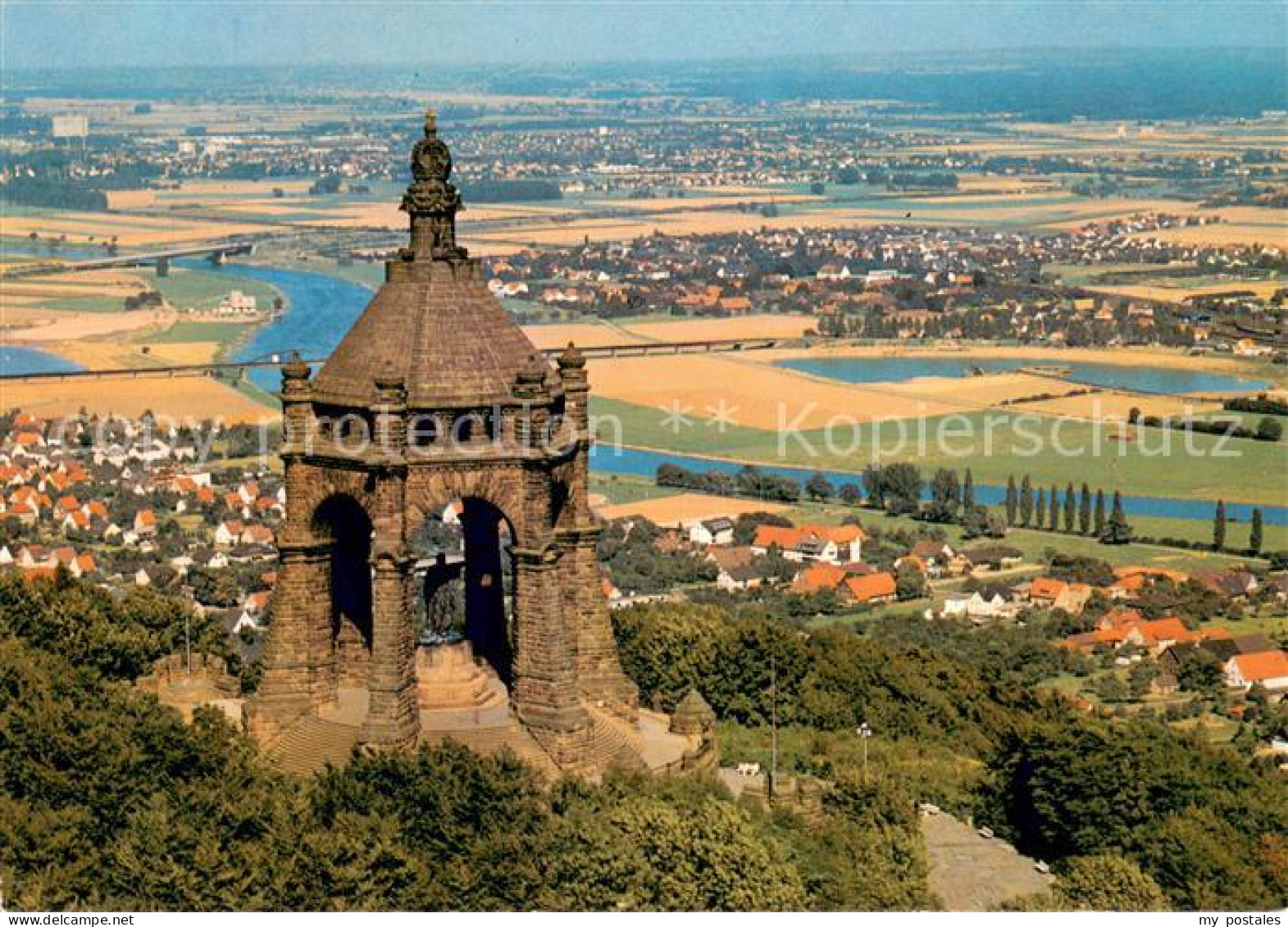 73634612 Porta Westfalica Kaiser Wilhelm Denkmal Auf Dem Wittekindsberg Porta We - Porta Westfalica