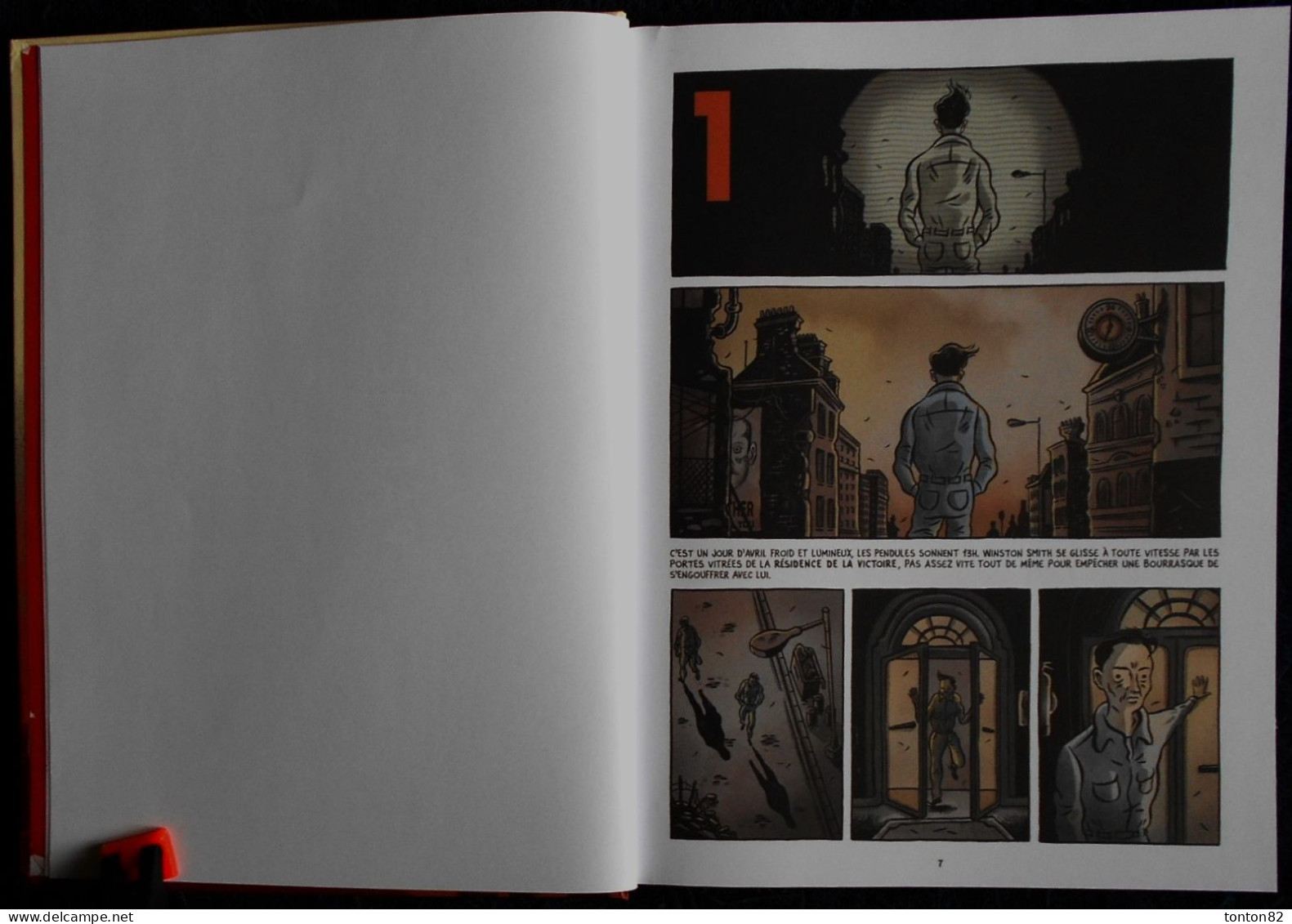 George Orwell - 1984 ( En BD ) - Illustré par Fido Nesti - Grasset - ( E.O. 2020 ) - 224 pages .