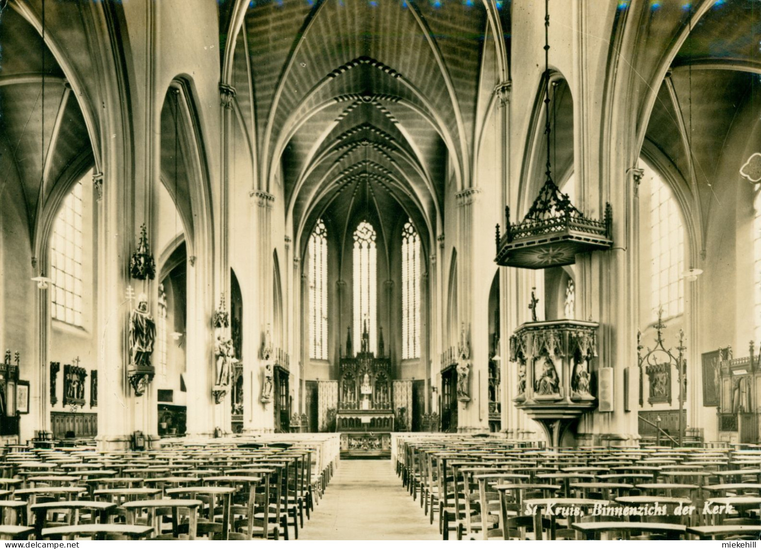 SINT-KRUIS BRUGGE-BINNENZICHT DER KERK - Brugge