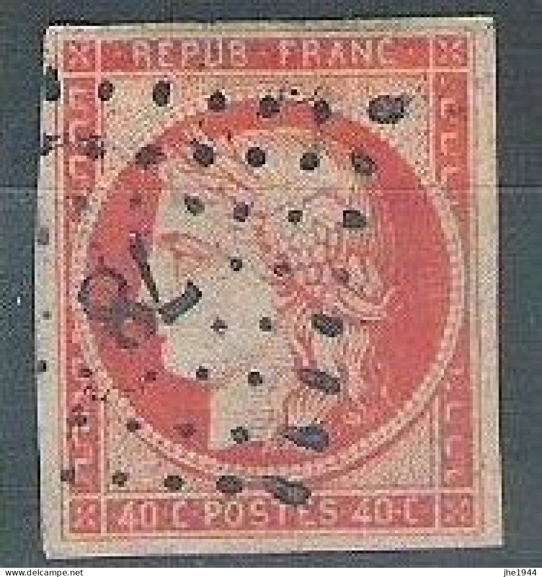 France N° 5a Ceres 40 C Orange Vif - 1849-1850 Cérès
