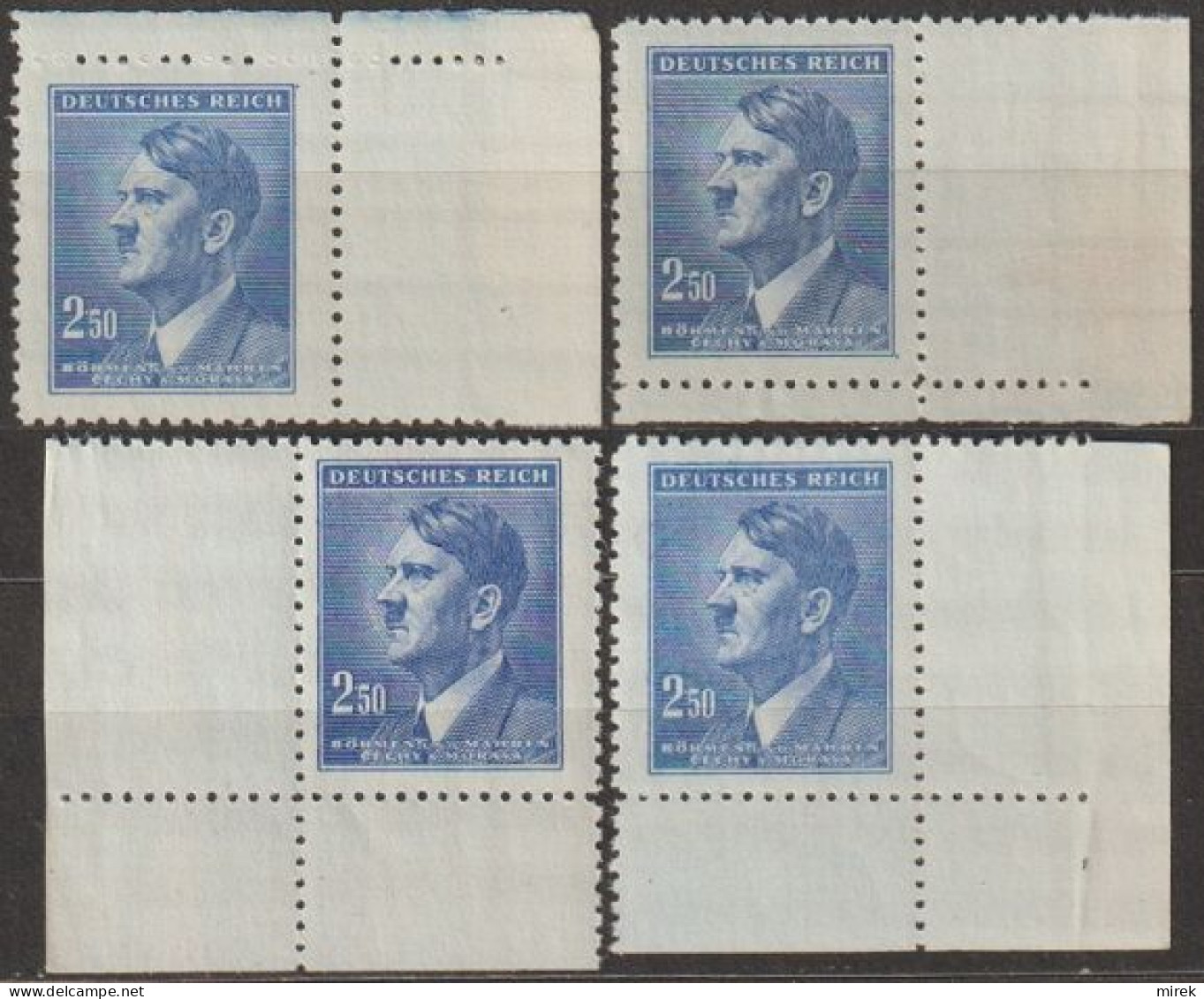 035/ Pof. 90, Corner Stamps - Neufs