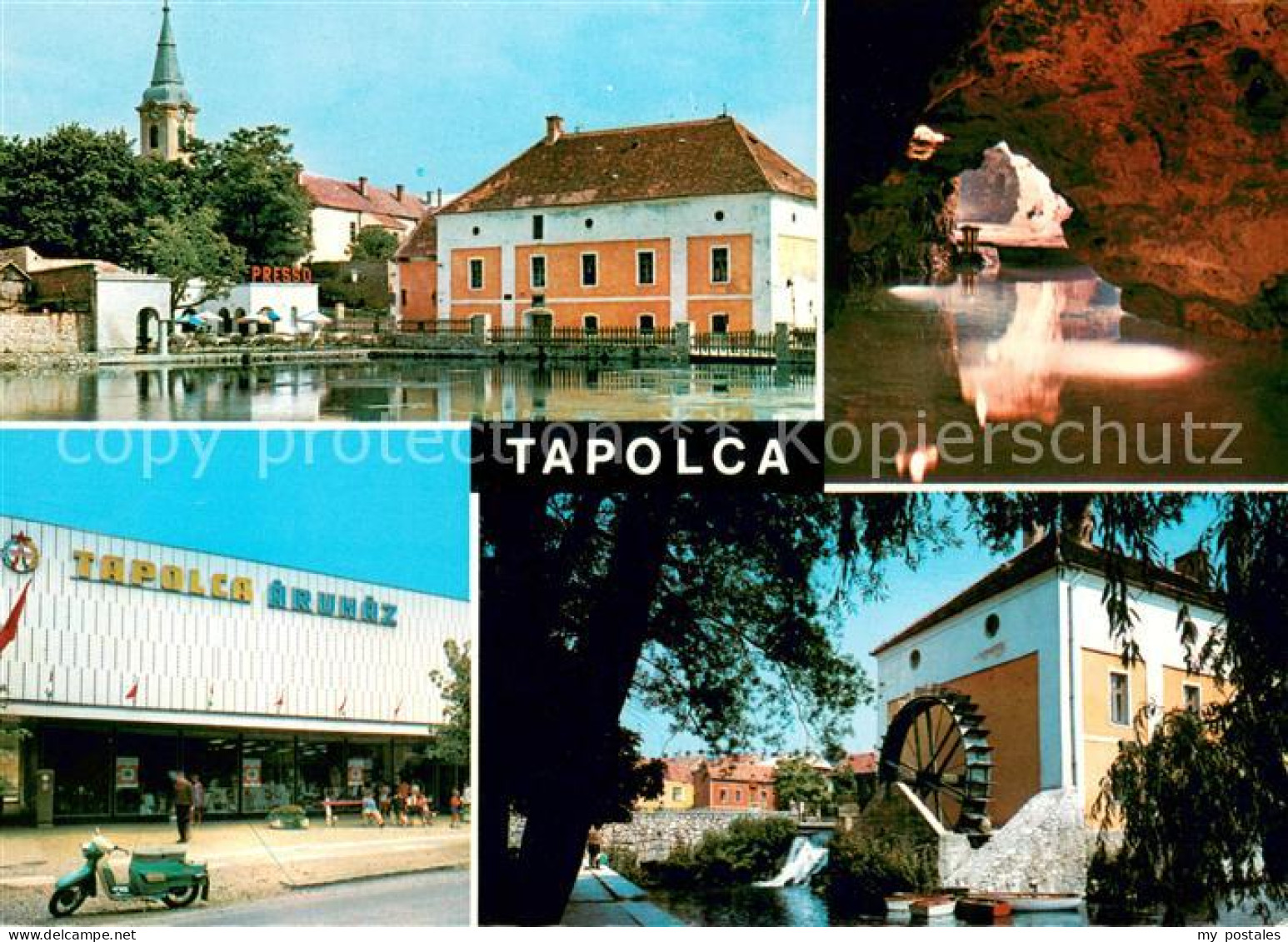 73634543 Tapolca Kirche Markt Grotte Wasserrad Tapolca - Ungarn