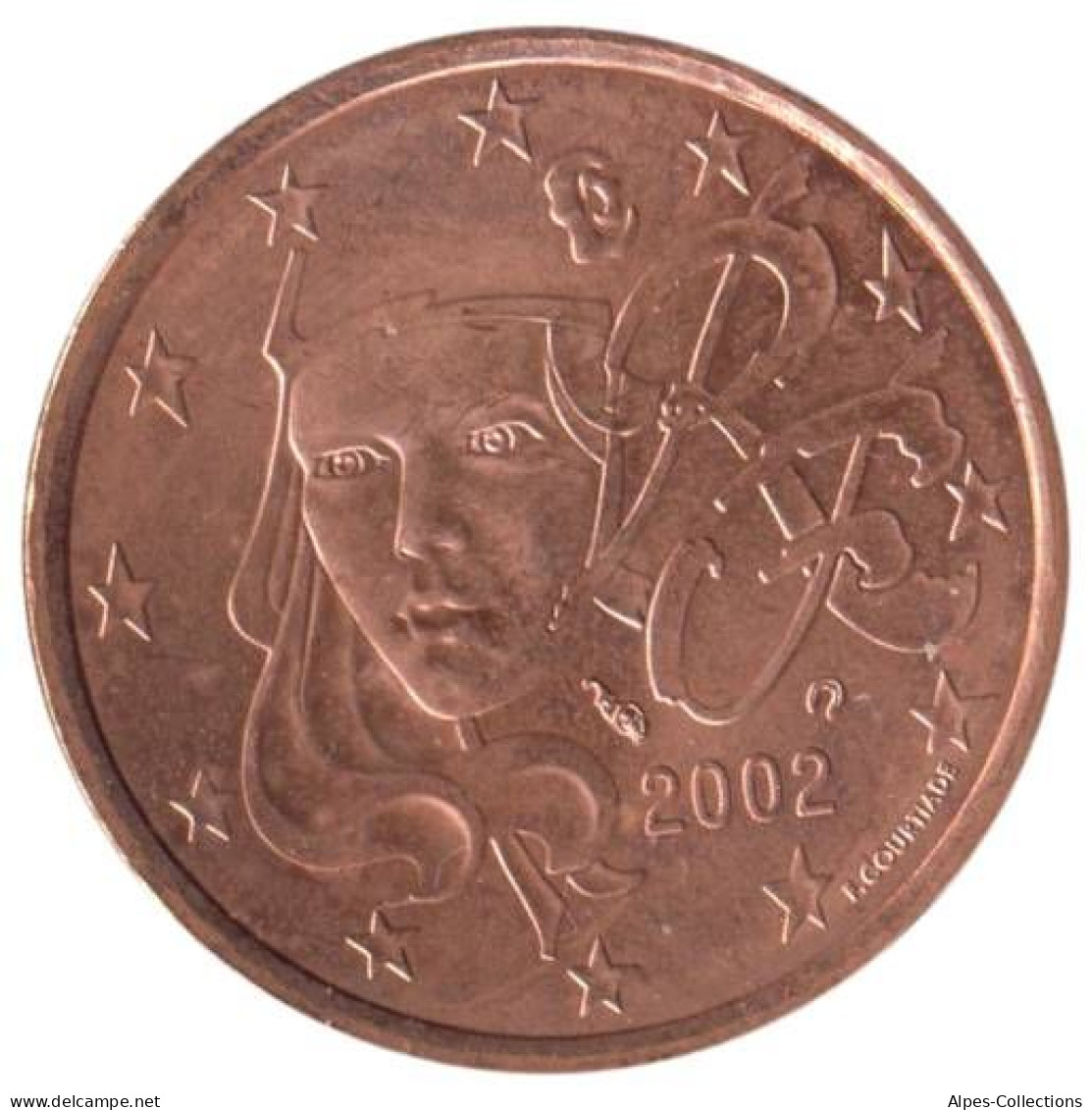 FR00502.1 - FRANCE - 5 Cents - 2002 - Frankrijk