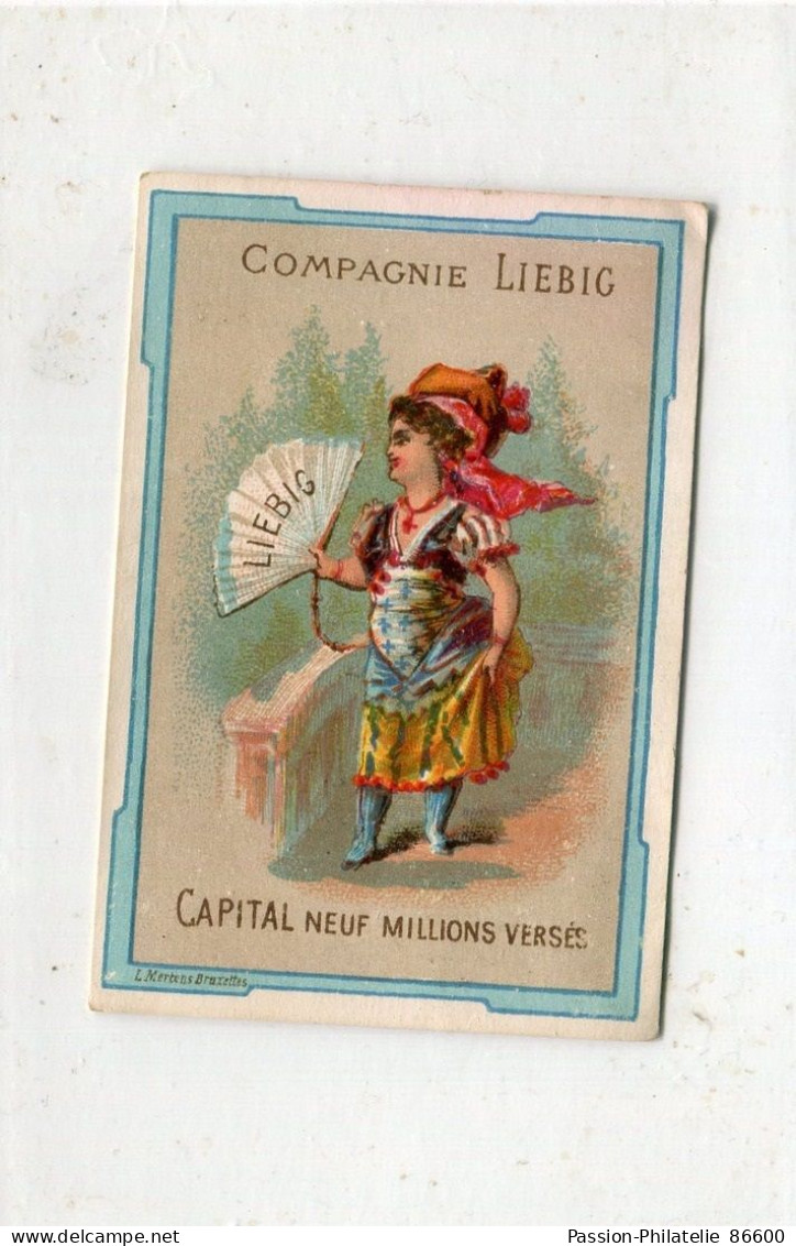 Chromo LIEBIG : S 8 / T - Figures De Genre N° 1 / Figure Di Genere N° 1 - Mertens Bruxelles - 1872/1873 - Liebig