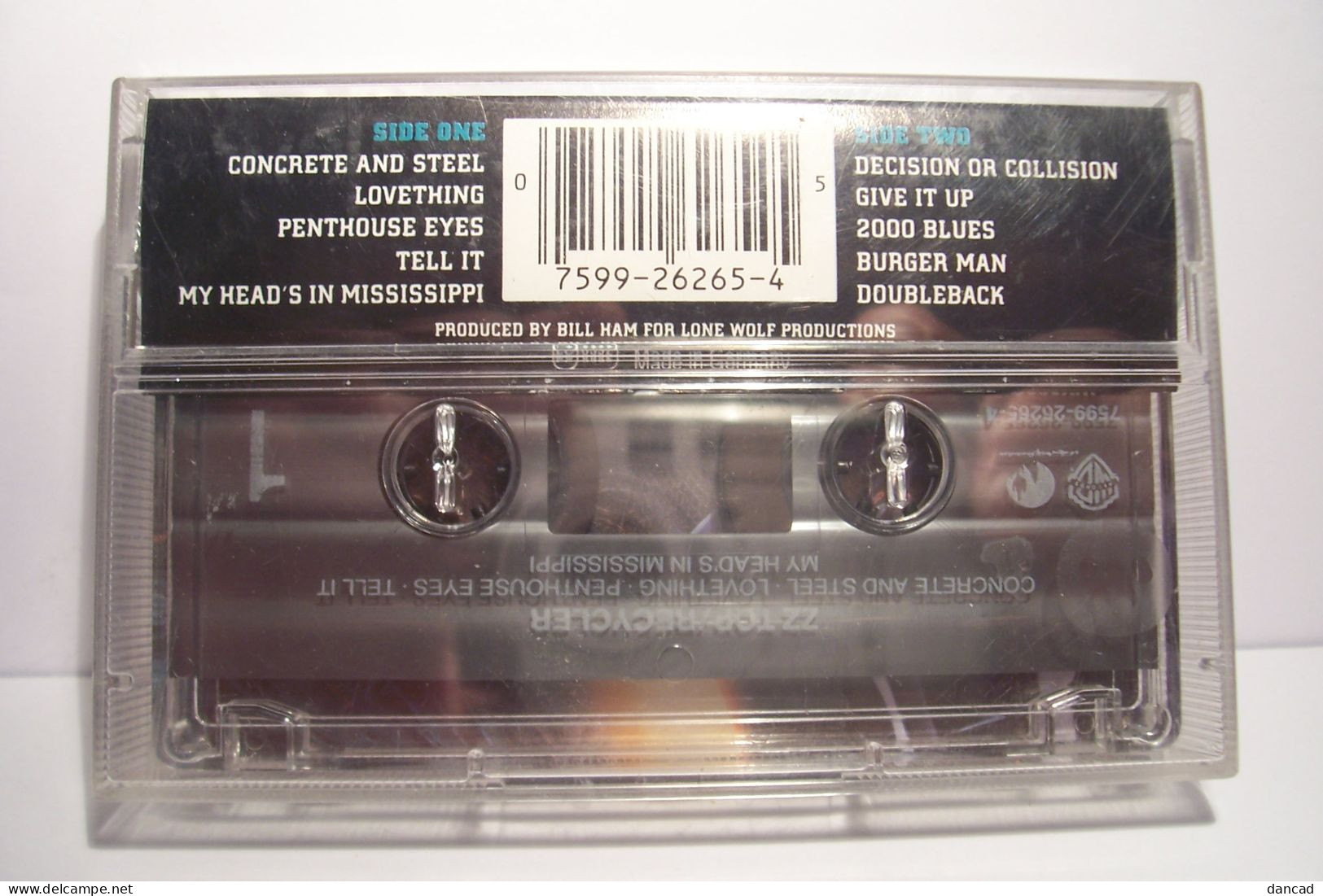 ZZ  TOP  - RECYCLER     - K7 Audio - 10 TITRES - - Cassette