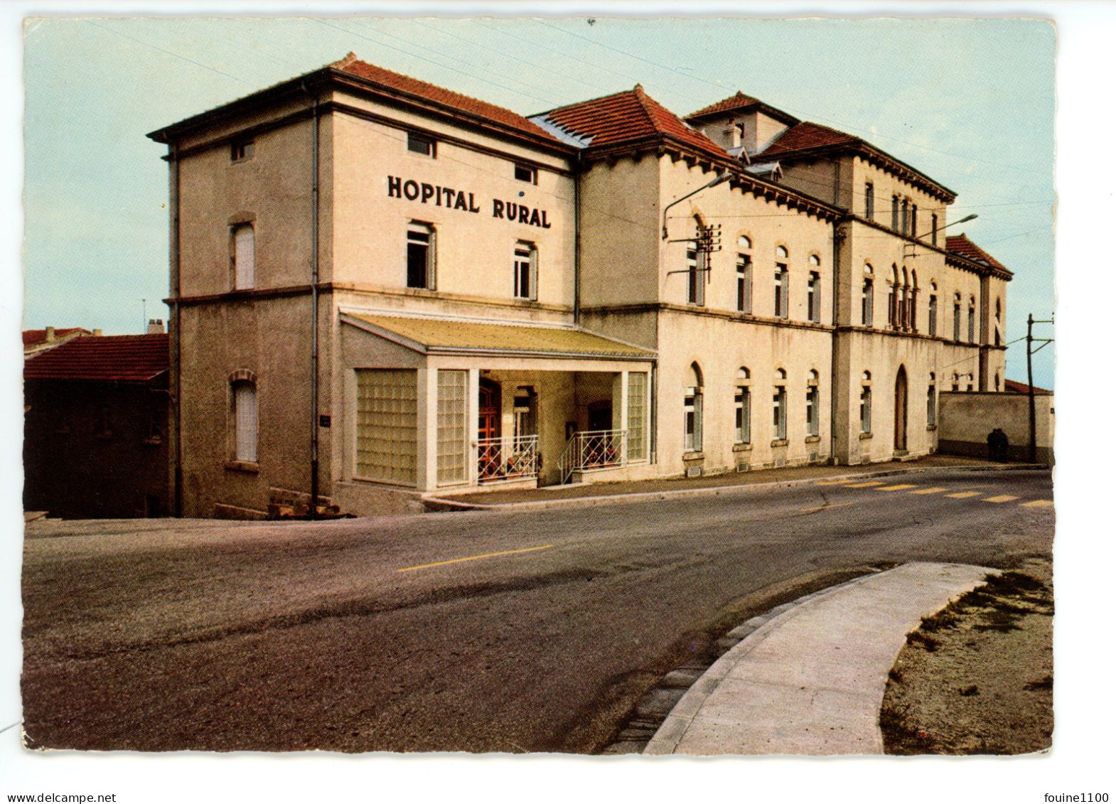 Carte ( Format 15 X 10,5 Cm ) PELUSSIN Hôpital Rural - Pelussin