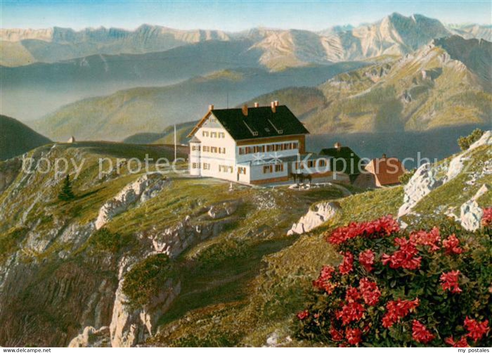 73634447 Rotwandhaus Berghaus Fernsicht Blick Gegen Rofan Und Guffert Alpenpanor - Schliersee