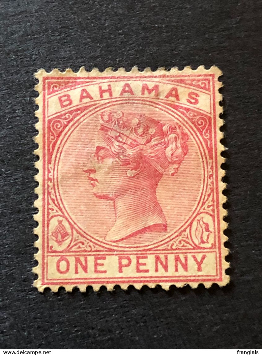 BAHAMAS  SG 48  1d Carmine Rose  MNG - 1859-1963 Colonie Britannique