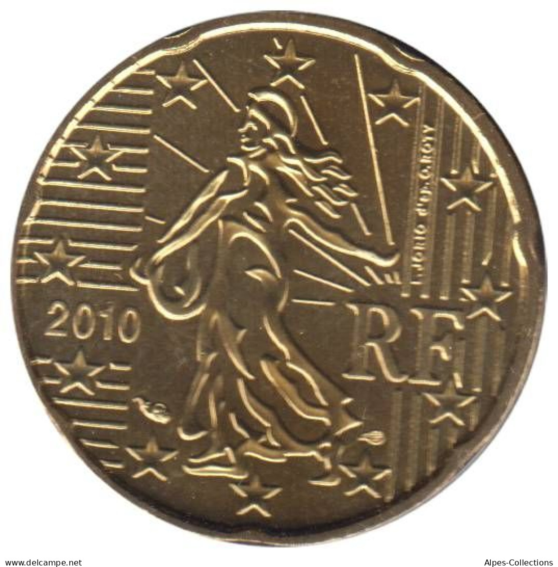 FR02010.2 - FRANCE - 20 Cents - 2010 - BU - France