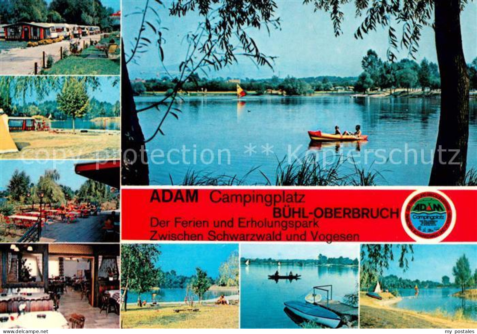 73634413 Oberbruch Buehl Campingplatz Adam Ferienpark Erholungspark See Oberbruc - Bühl