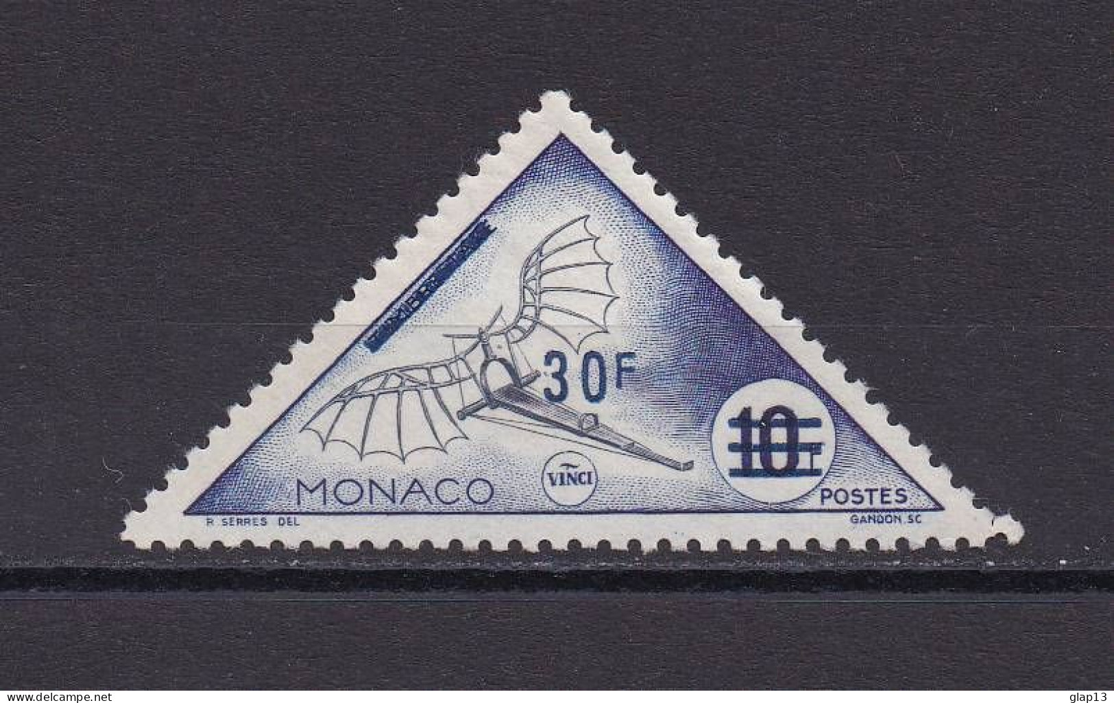MONACO 1956 TIMBRE N°467 NEUF AVEC CHARNIERE LEONARD DE VINCI - Unused Stamps