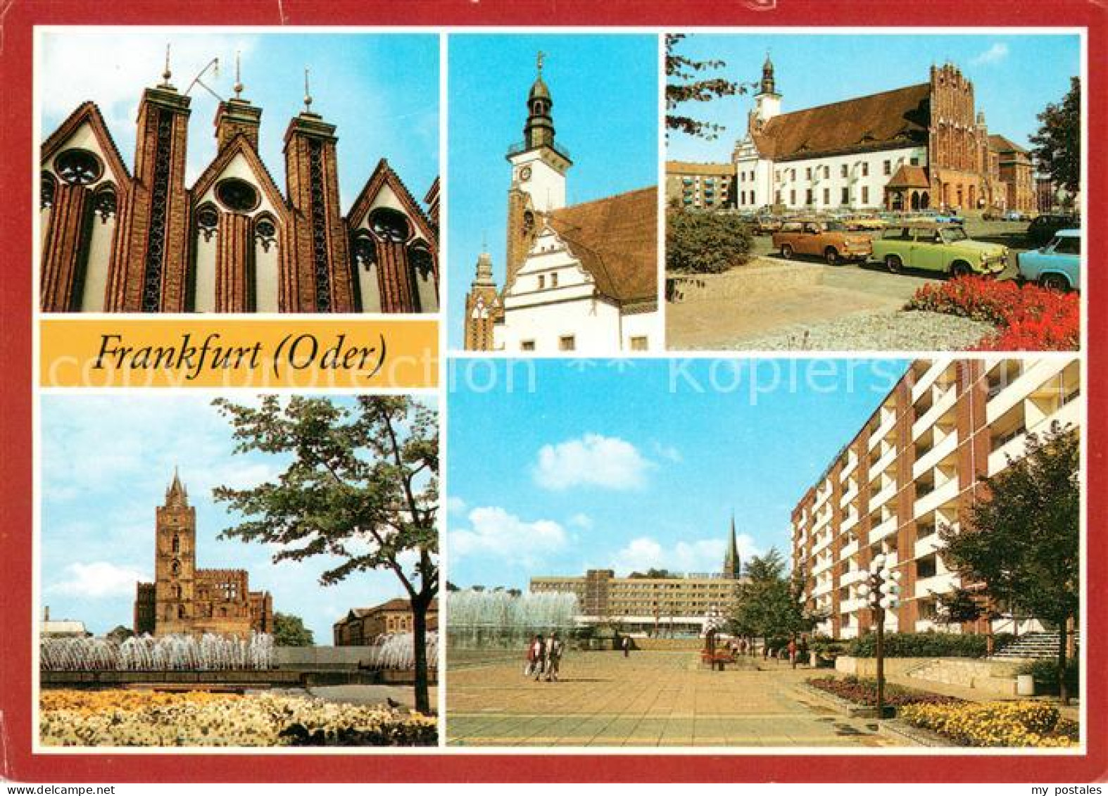 73634308 Frankfurt Oder Rathaus Marienkirche Hotel Stadt Frankfurt Frankfurt Ode - Frankfurt A. D. Oder