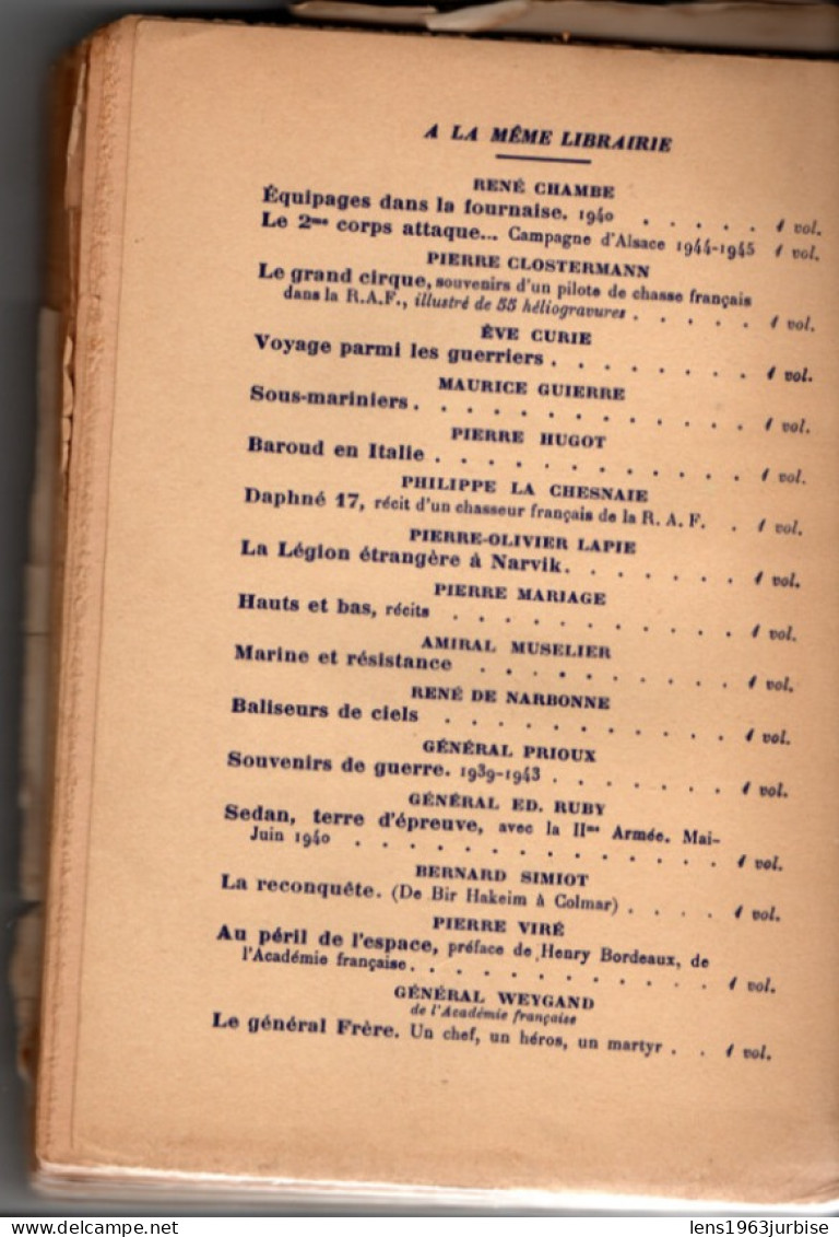 Les Carnets De René Mouchotte ( 1940 - 1943 ) , Flammarion  ( 1951 ) , EM ,   Militaria , Militaire - Weltkrieg 1939-45