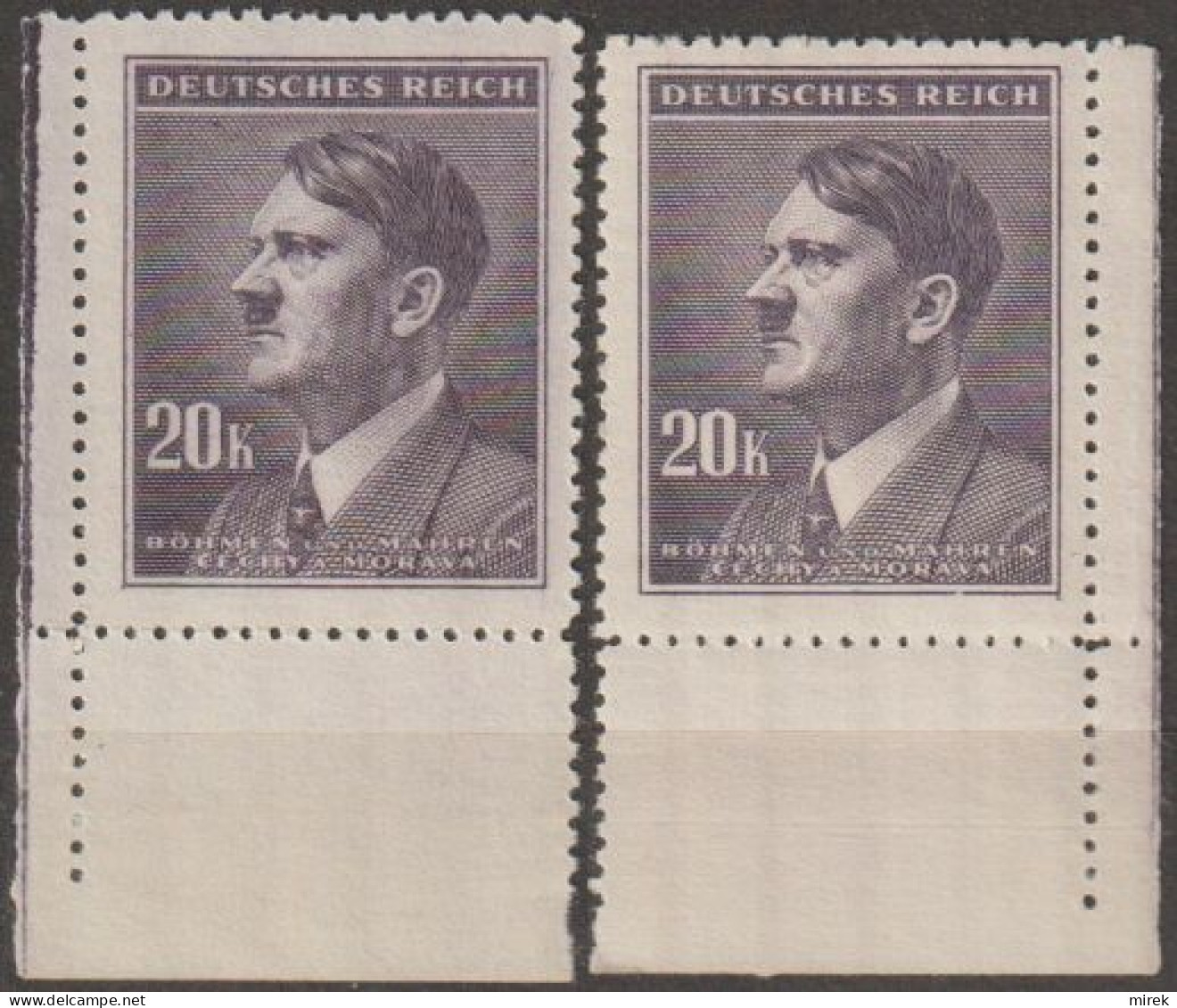 041/ Pof. 97, Corner Stamps - Unused Stamps