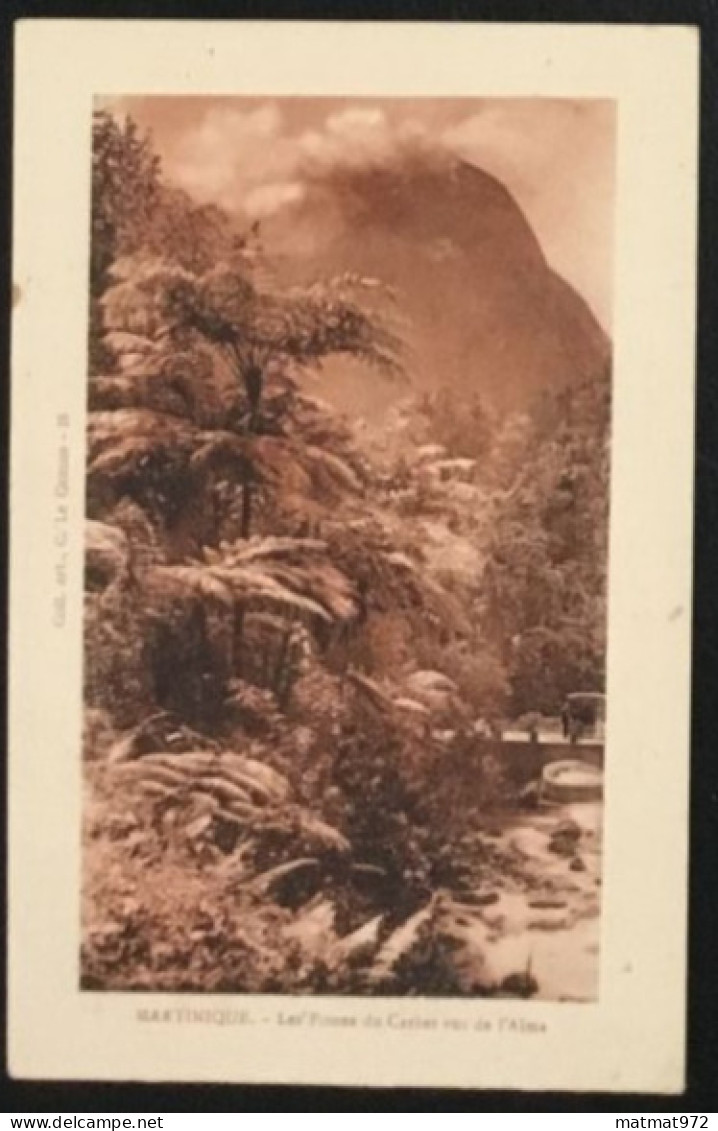 LOT 37: 5 Cartes Postales Anciennes De MARTINIQUE. Bon état. - Other & Unclassified