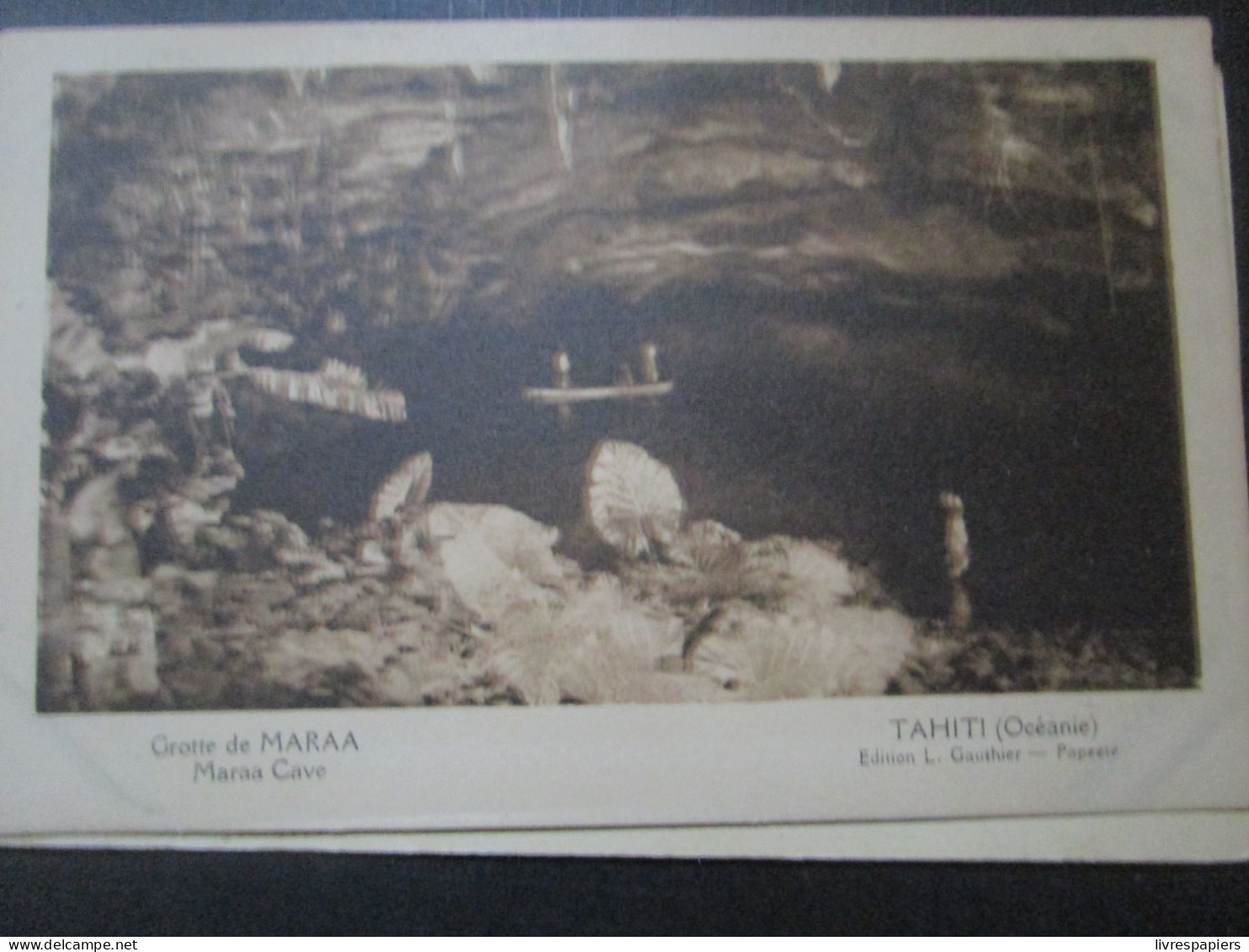 Tahiti Grotte Maraa Cpa - Französisch-Polynesien