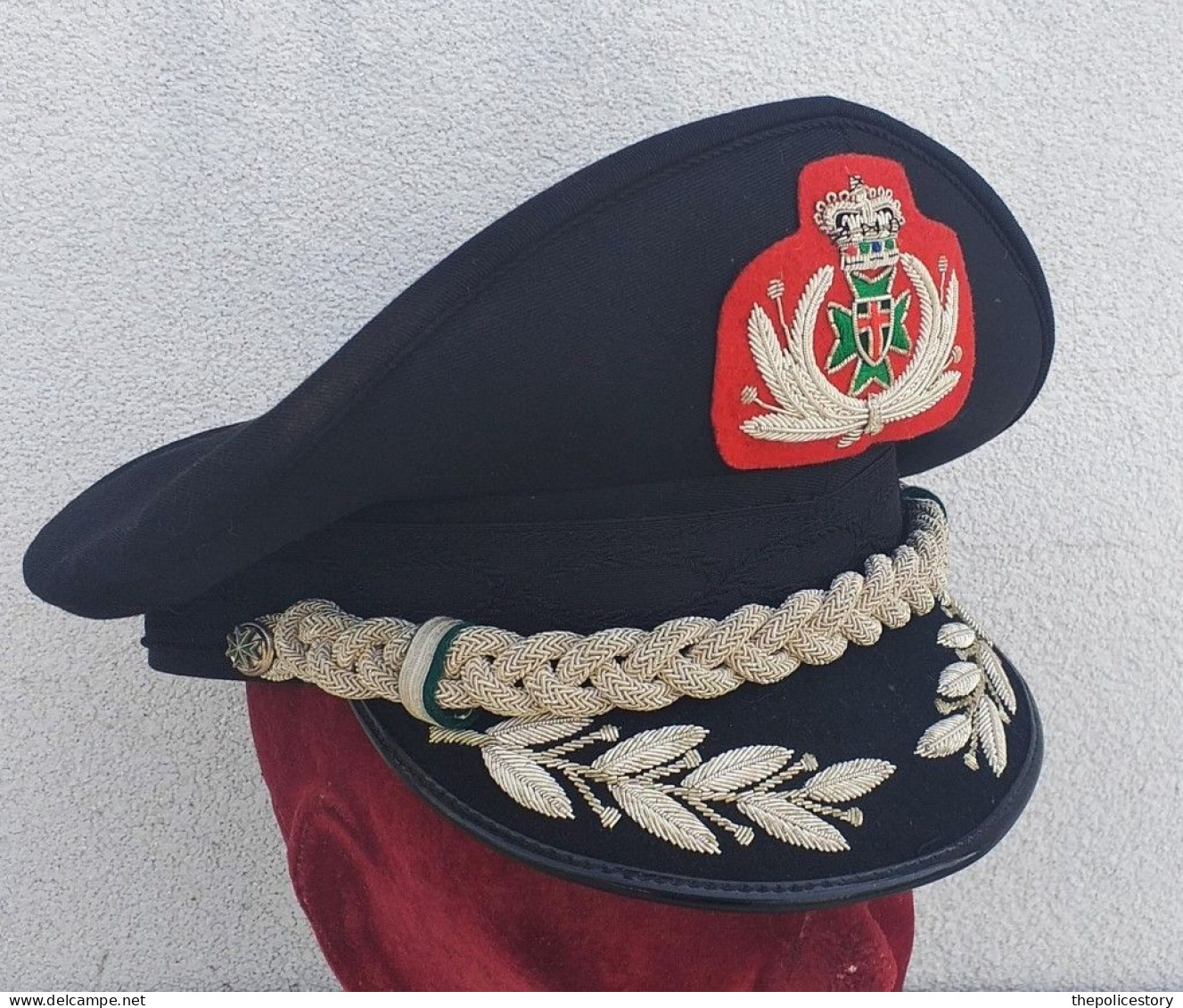 Berretto Visiera Vintage Generale Ordine San Lazzaro Di Gerusalemme Raro - Headpieces, Headdresses