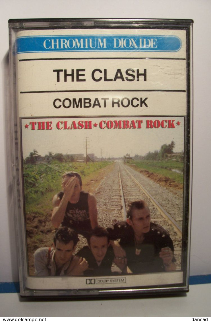 THE CLASH   - COMBAT  ROCK  - 1982    - K7 Audio - 12 TITRES - - Casetes