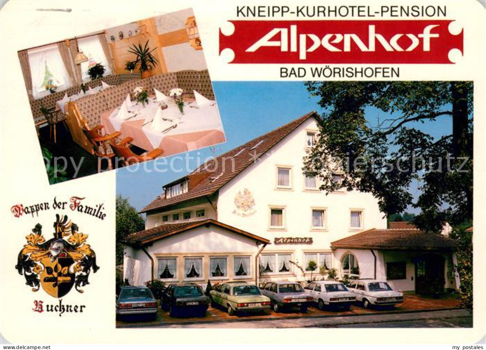 73634027 Bad Woerishofen Kneipp Kurhotel Pension Alpenhof Familienwappen Bad Woe - Bad Wörishofen