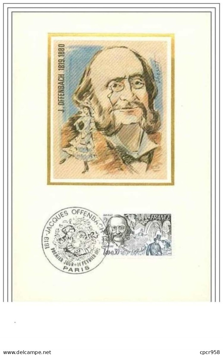 ARTS.CARTE MAXIMUM.n°70.J OFFENBACH 1819-1880 - Other & Unclassified