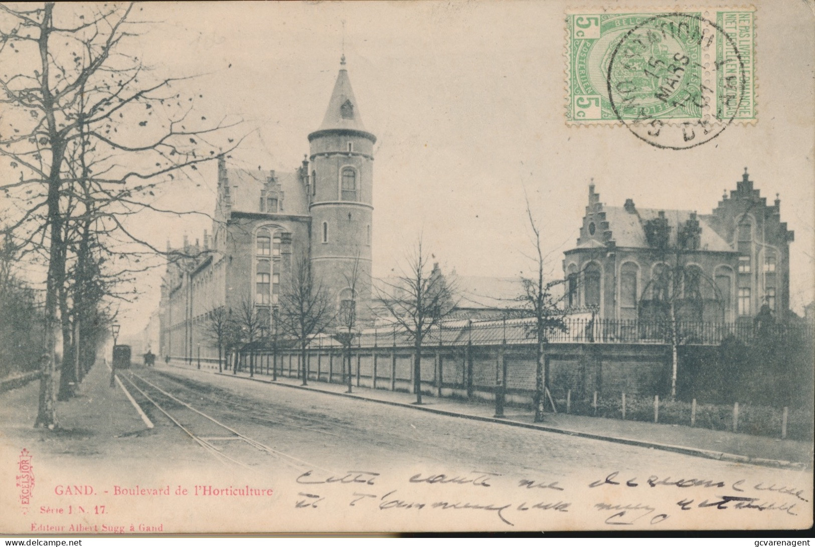 GENT   BOULEVARD DE L'HORTICULTUREN.    TRAM       A.SUGG    1 / 17       ZIE AFBEELDINGEN - Gent