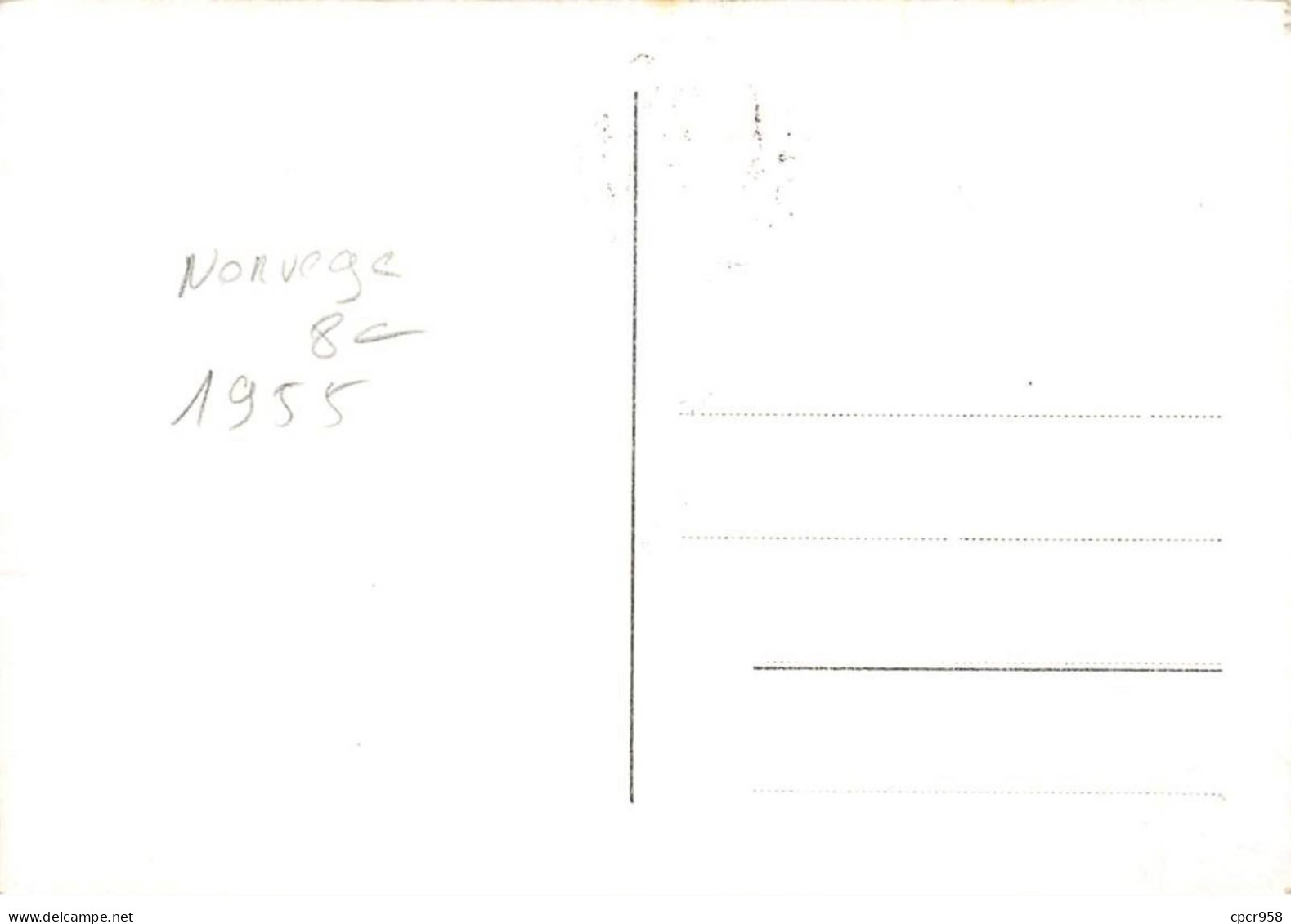 NORVEGE.Carte Maximum.AM14116.1955.Cachet Oslo.Hakon VII - Gebraucht